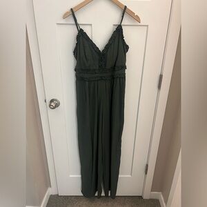 Blue Rain Olive Green Jumpsuit